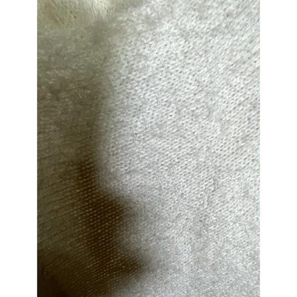 INNER CIRCLE Soft Fuzzy Wrap Sweater White, Med - Picture 5 of 9